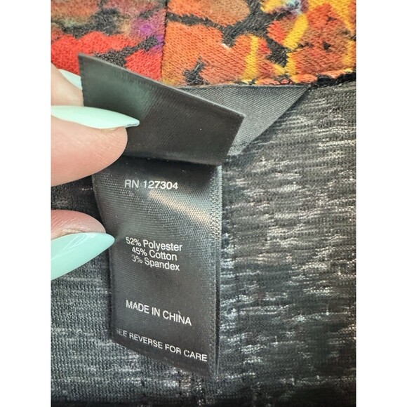 Ali Miles Women's Boho Artsy Colorful Button Front Jacket Cardigan Knit 3X - Picture 7 of 12